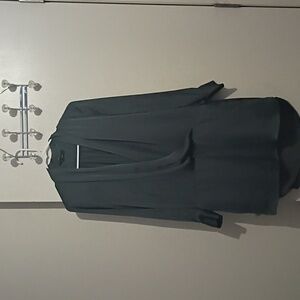 Olivaceous Dark Gray Blouse